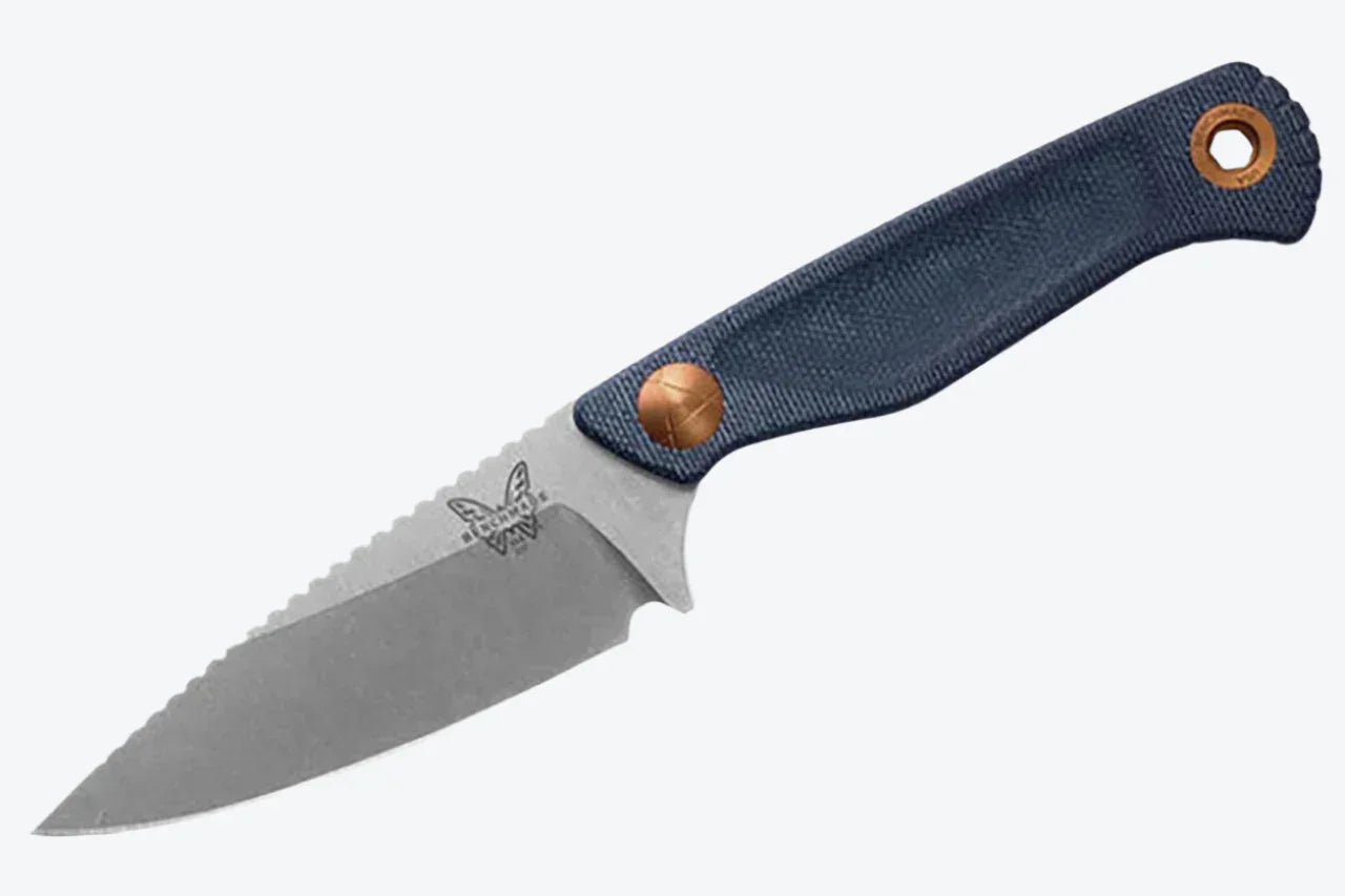 Benchmade 203-04 Dacian Blue Denim Micarta MagnaCut Blade - NORTH RIVER OUTDOORS