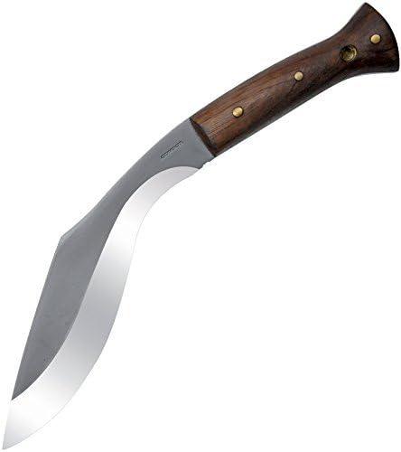 Condor Tools & Knife Heavy Duty Kukri Knife 10.01" 1075 Carbon Steel Blade w/ Walnut Wood Handle and Welted Leather Sheath (Copy) - NORTH RIVER OUTDOORS