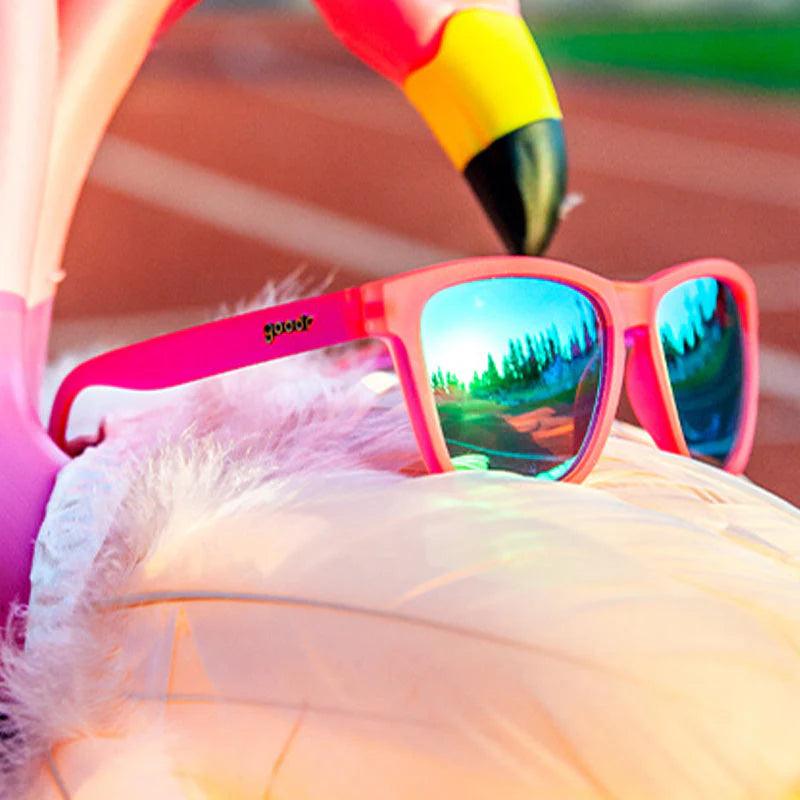 Goodr Flamingos on a Booze Cruise Sunglasses - NORTH RIVER OUTDOORS