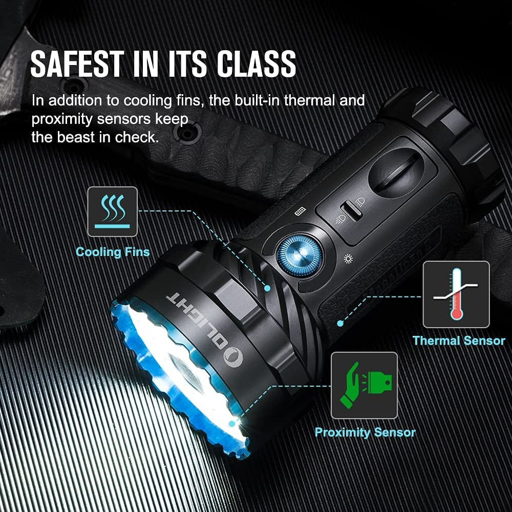Olight Marauder 2 Flashlight (14,000 Lumens)
