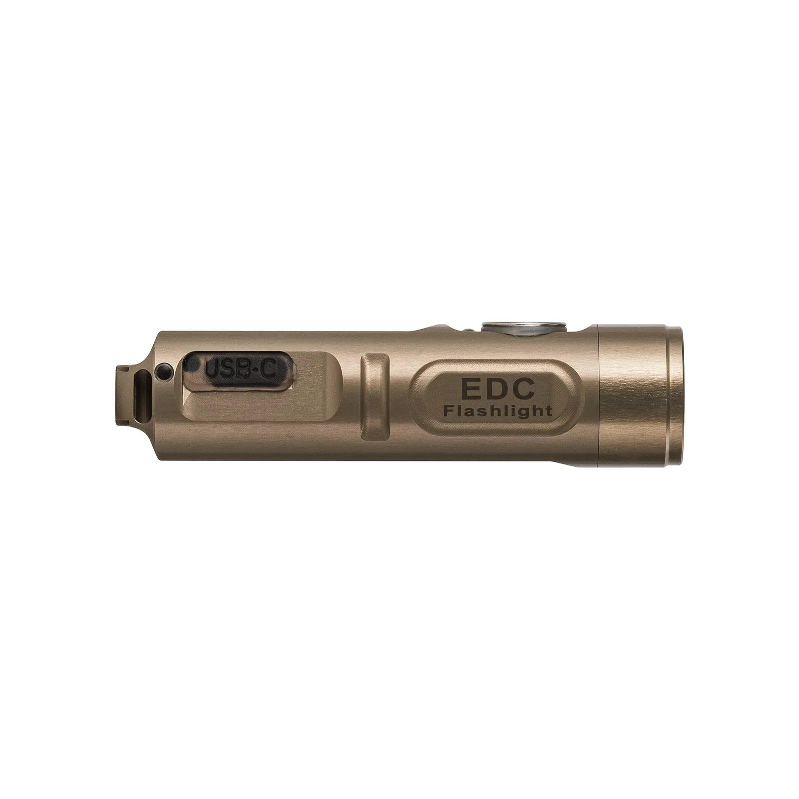 RovyVon A3 Pro Gen 4 7075 Aluminum Keychain Flashlight Desert Tan - NORTH RIVER OUTDOORS