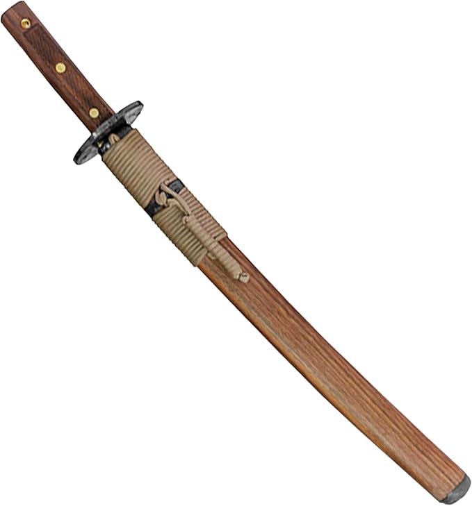 Condor Tools & Knife Kondoru Wakazashi 16.75" Carbon Steel Blade w/ Walnut Handles and Sheath - NORTH RIVER OUTDOORS