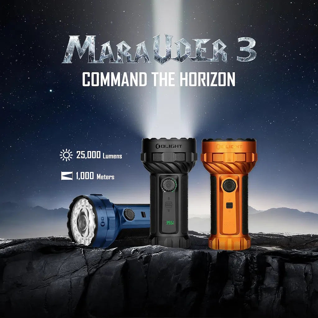 Olight Marauder 3 Flashlight (25,000 Lumens)