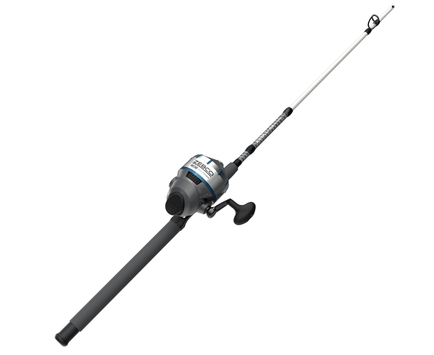 beginner fishing rod combo Zebco 808 Saltwater Spincast Combo