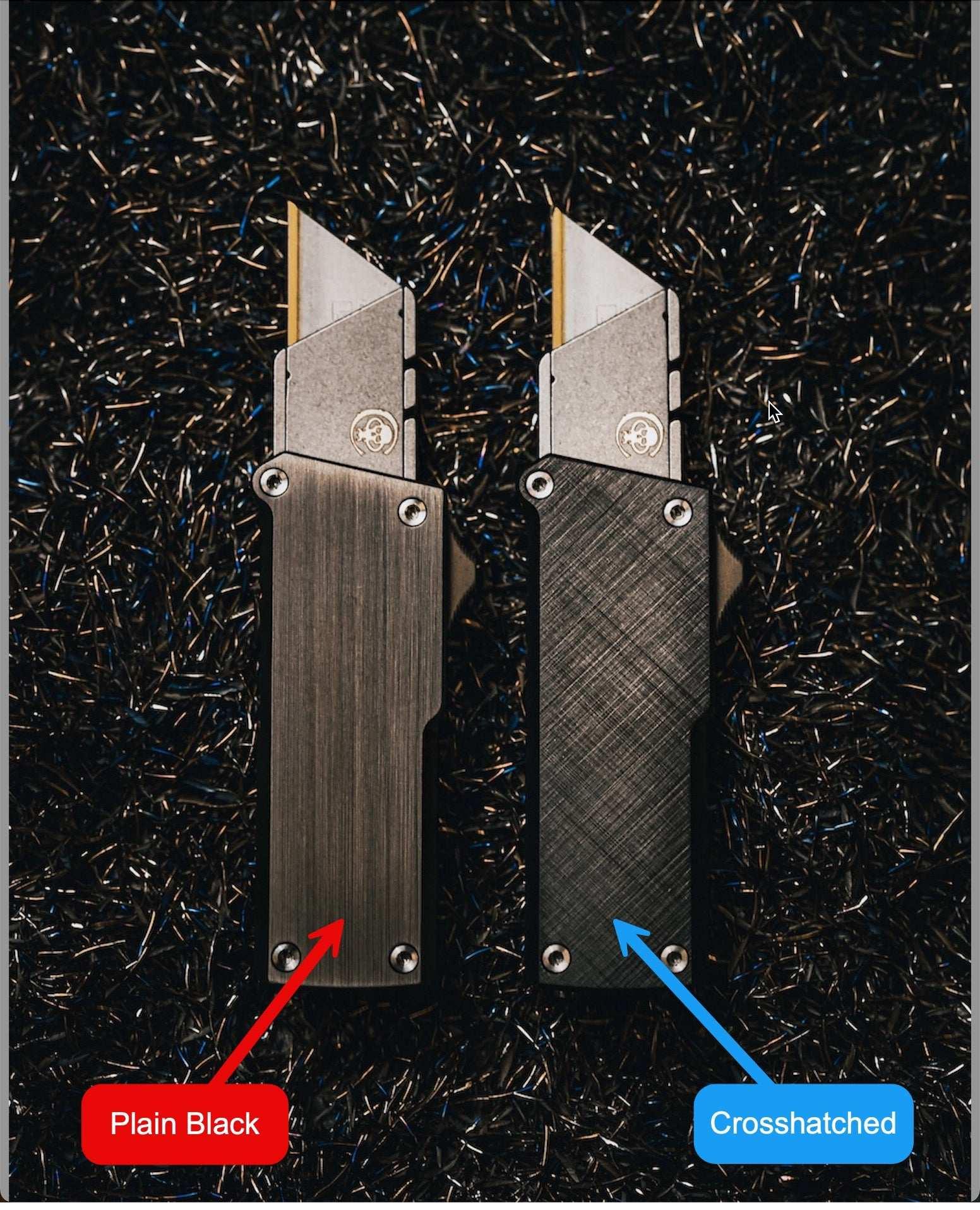 Chaves C.H.U.B Auto OTF with Plain Black Handles (USA) - NORTH RIVER OUTDOORS