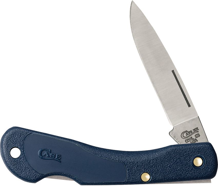 Case Cutlery Lightweight Lockback Knife Blue Handle Stainless Steel Blade CA0239