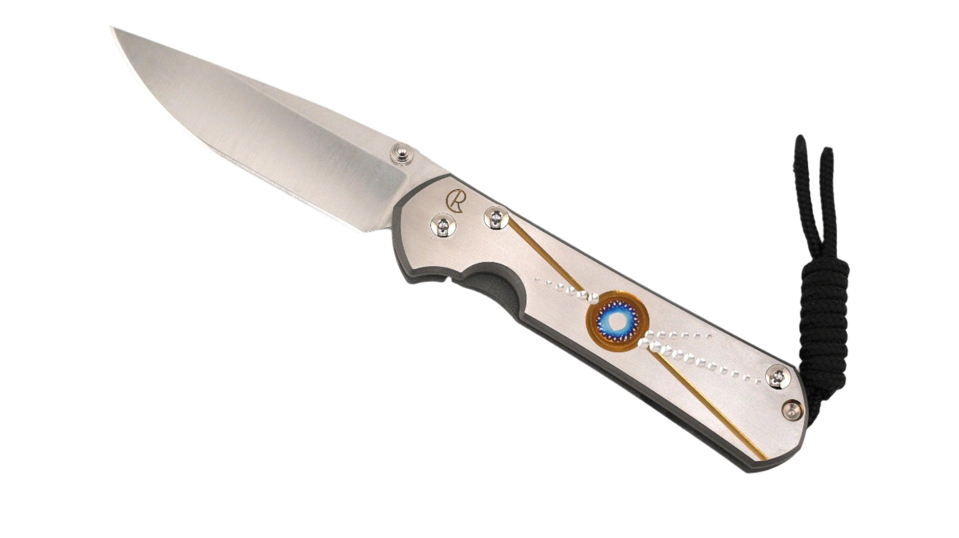 Chris Reeve Small Sebenza 31 Unique Graphic Magnacut Satin-Polished Blade (S31-1400-0004-A) - NORTH RIVER OUTDOORS