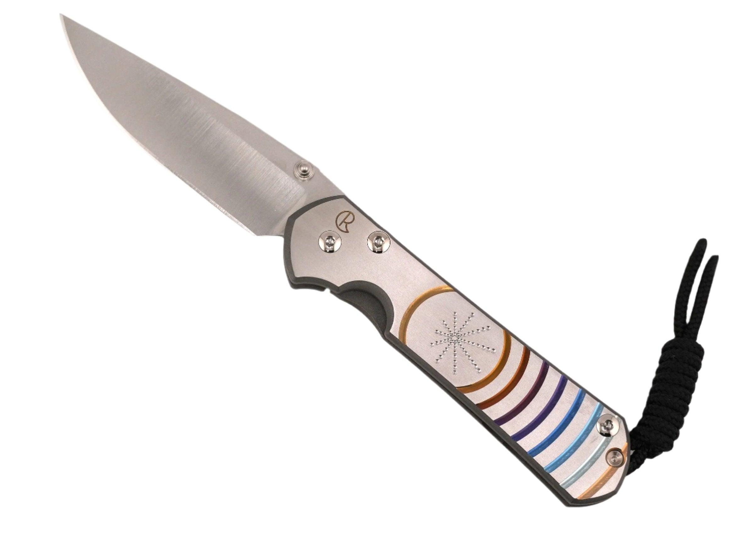 Chris Reeve Small Sebenza 31 Unique Graphic MagnaCut Satin-Polished Blade (S31-1400-0004-B) - NORTH RIVER OUTDOORS