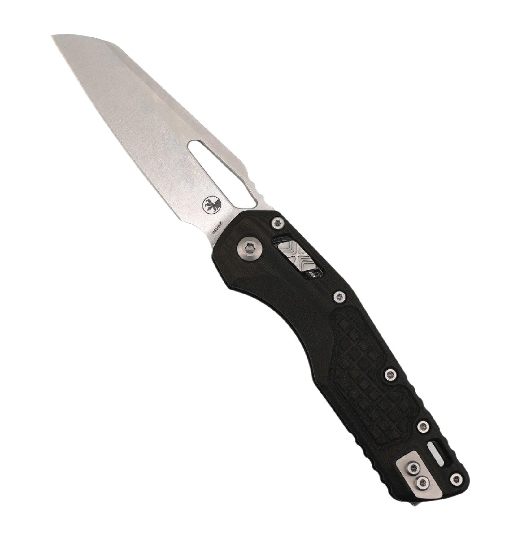 Microtech MSI S/E Tactical Black G10 Frag Stonewashed Blade 210-10FRGTBLM - NORTH RIVER OUTDOORS