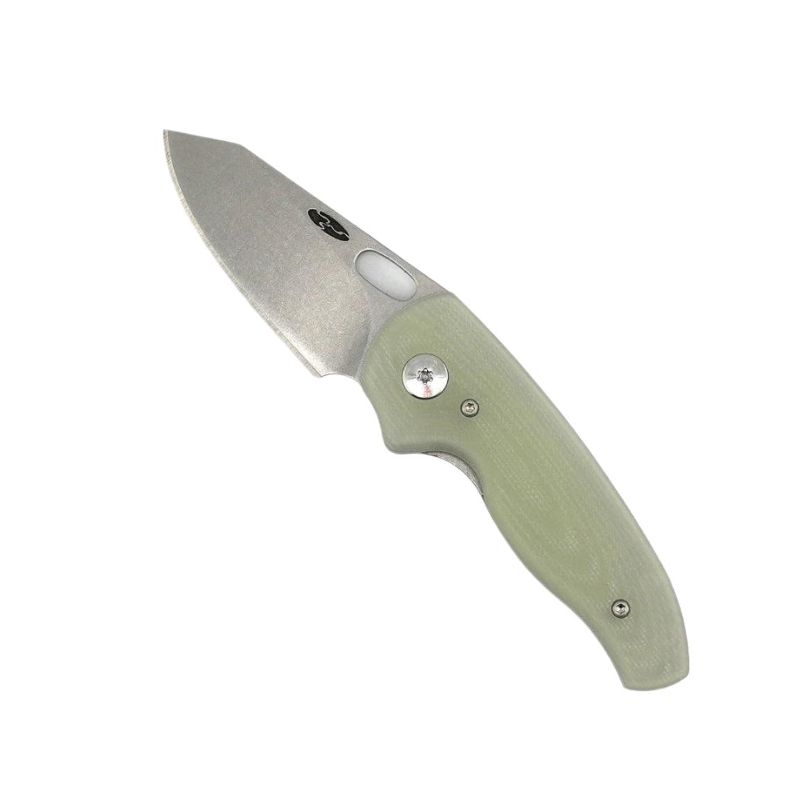 TRM Nerd Liner Lock Contoured 3D Jade G10 Scales Stonewashed CPM-MagnaCut - NORTH RIVER OUTDOORS