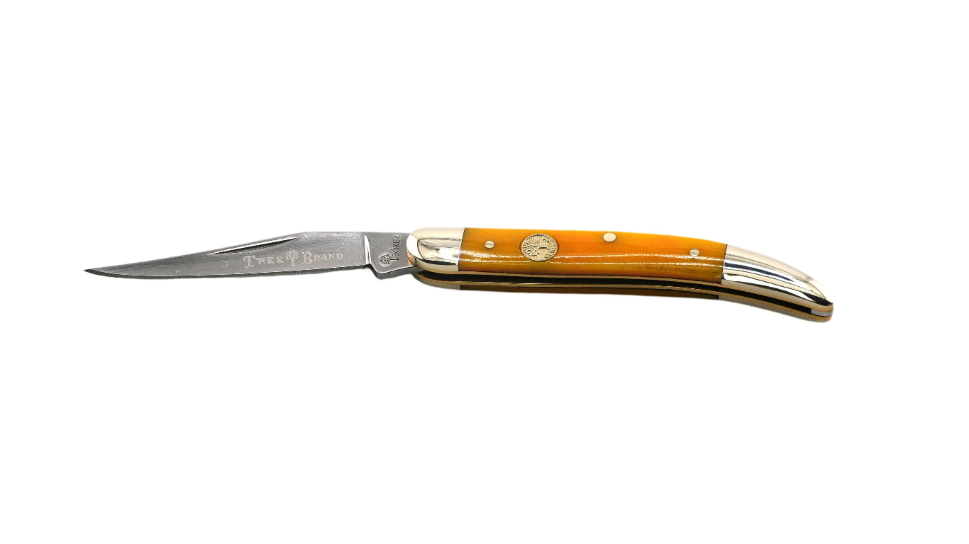 Boker Traditional Series 2.0 Texas Toothpick w/ Smooth Yellow Bone Handles D2 Blade, Slipjoint 110845 - NORTH RIVER OUTDOORS
