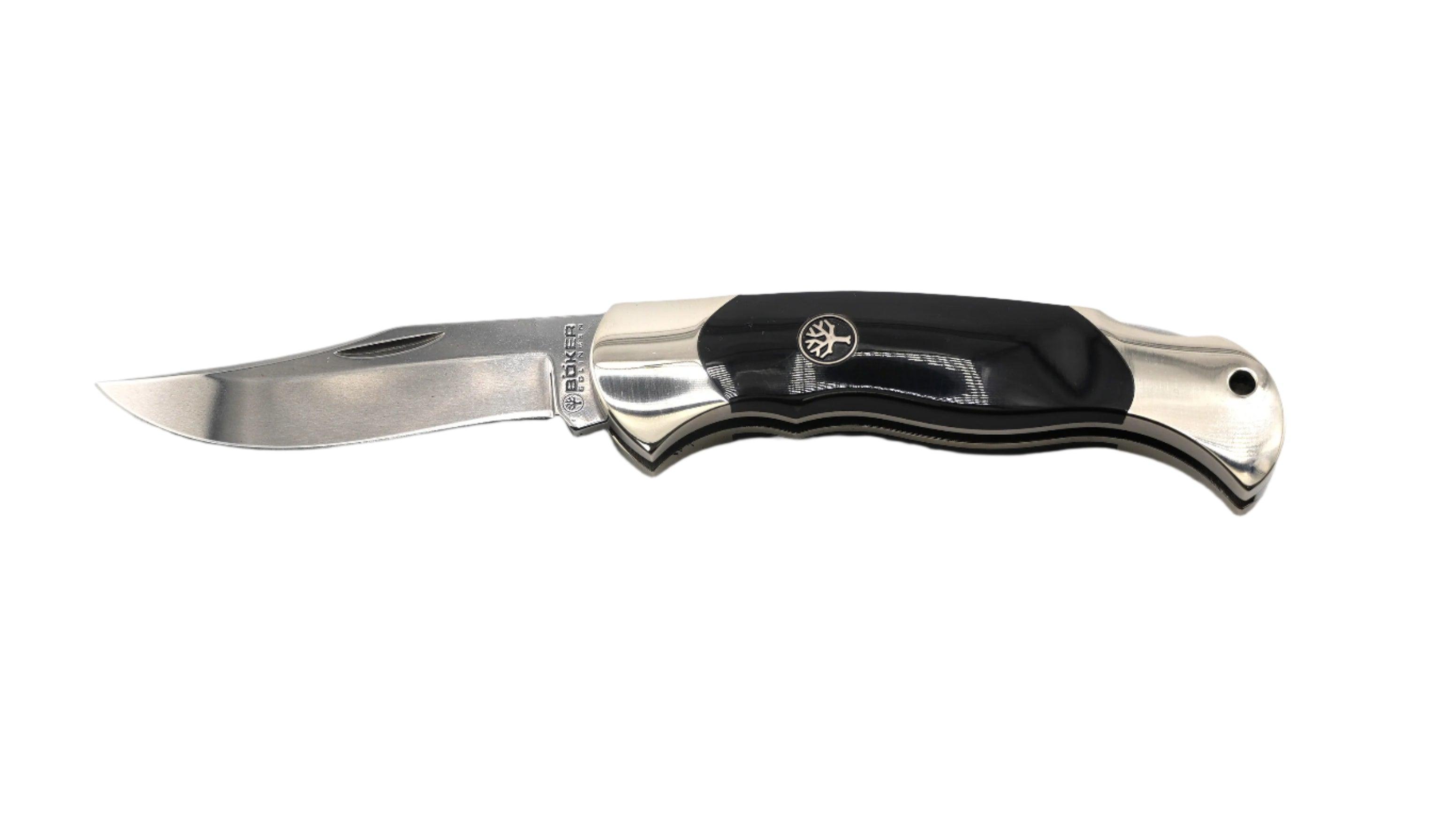 Boker Scout Lockback Pocket Knife Buffalo Horn Handles 112007 - NORTH RIVER OUTDOORS