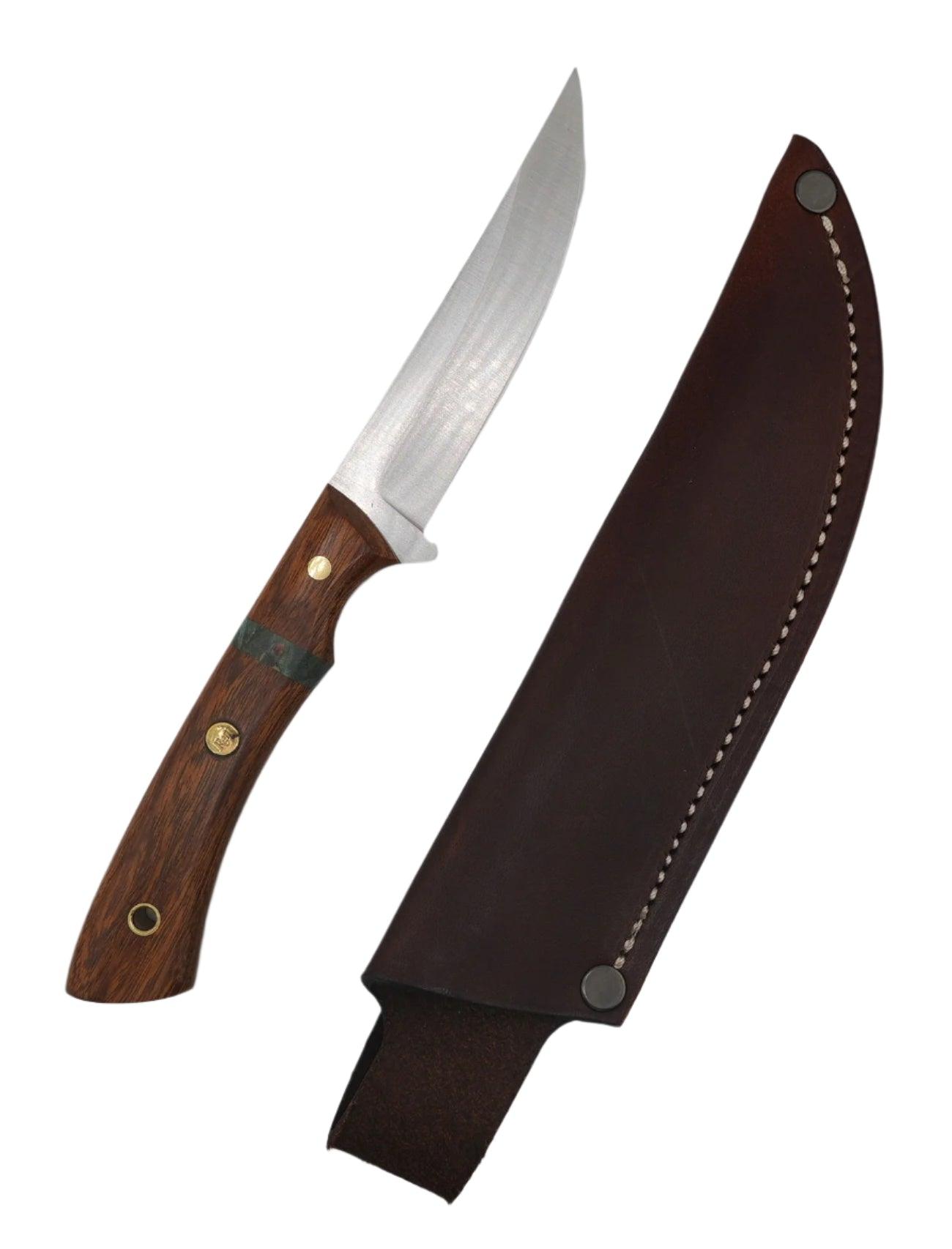 Join or Die Blueridge Bird and Trout Knife Iron wood Mosaic Spacer (USA) - NORTH RIVER OUTDOORS