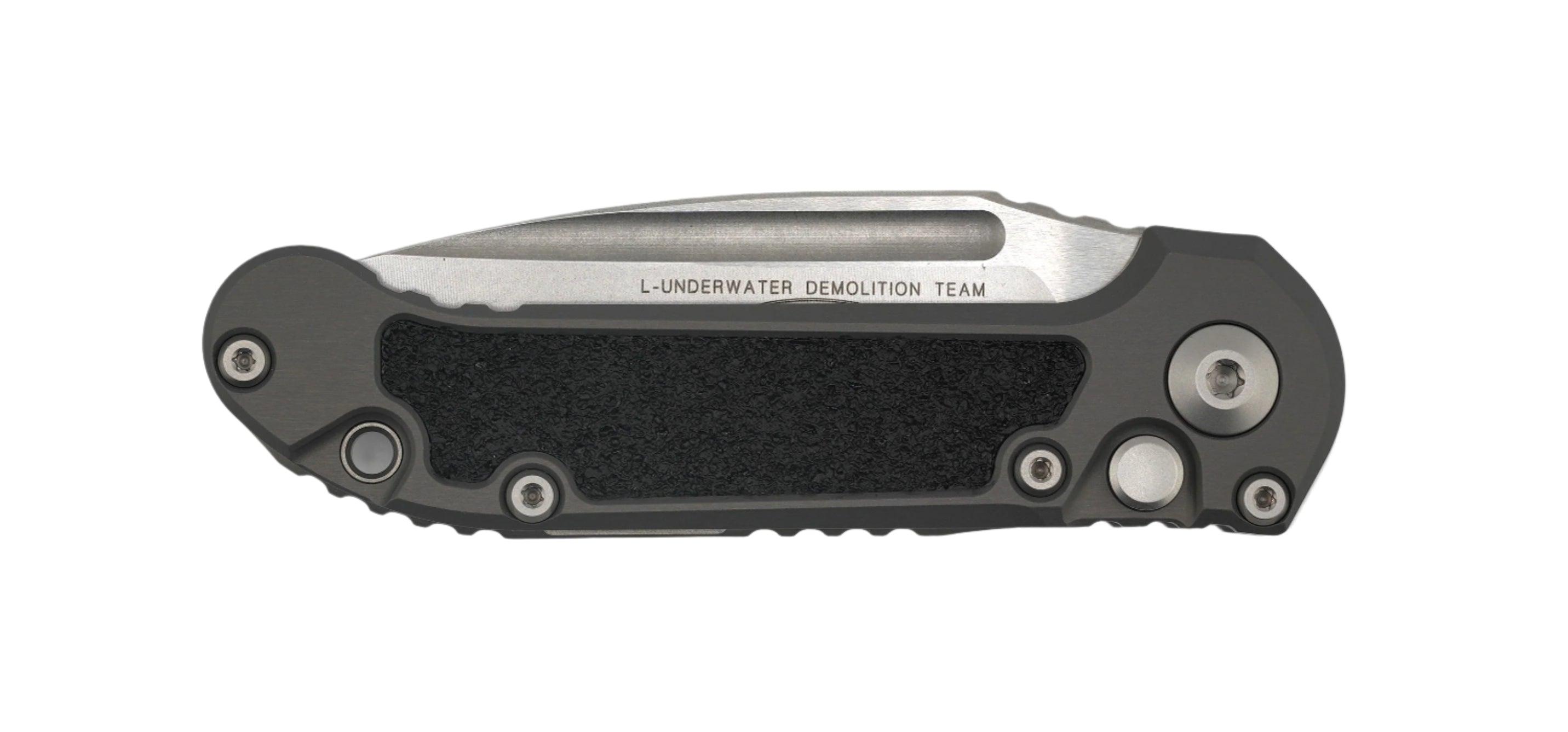 Microtech Knives LUDT S/E Gen III Stonewashed Blade w/ Natural Clear Aluminum Handles 1135-10NC (USA) - NORTH RIVER OUTDOORS