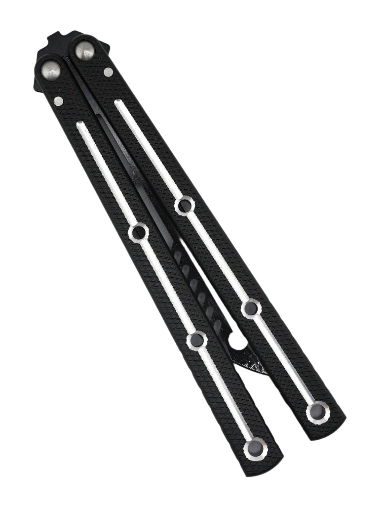 High Quality CNC Machined Black Aluminum Butterfly Knife Trainer - NORTH RIVER OUTDOORS