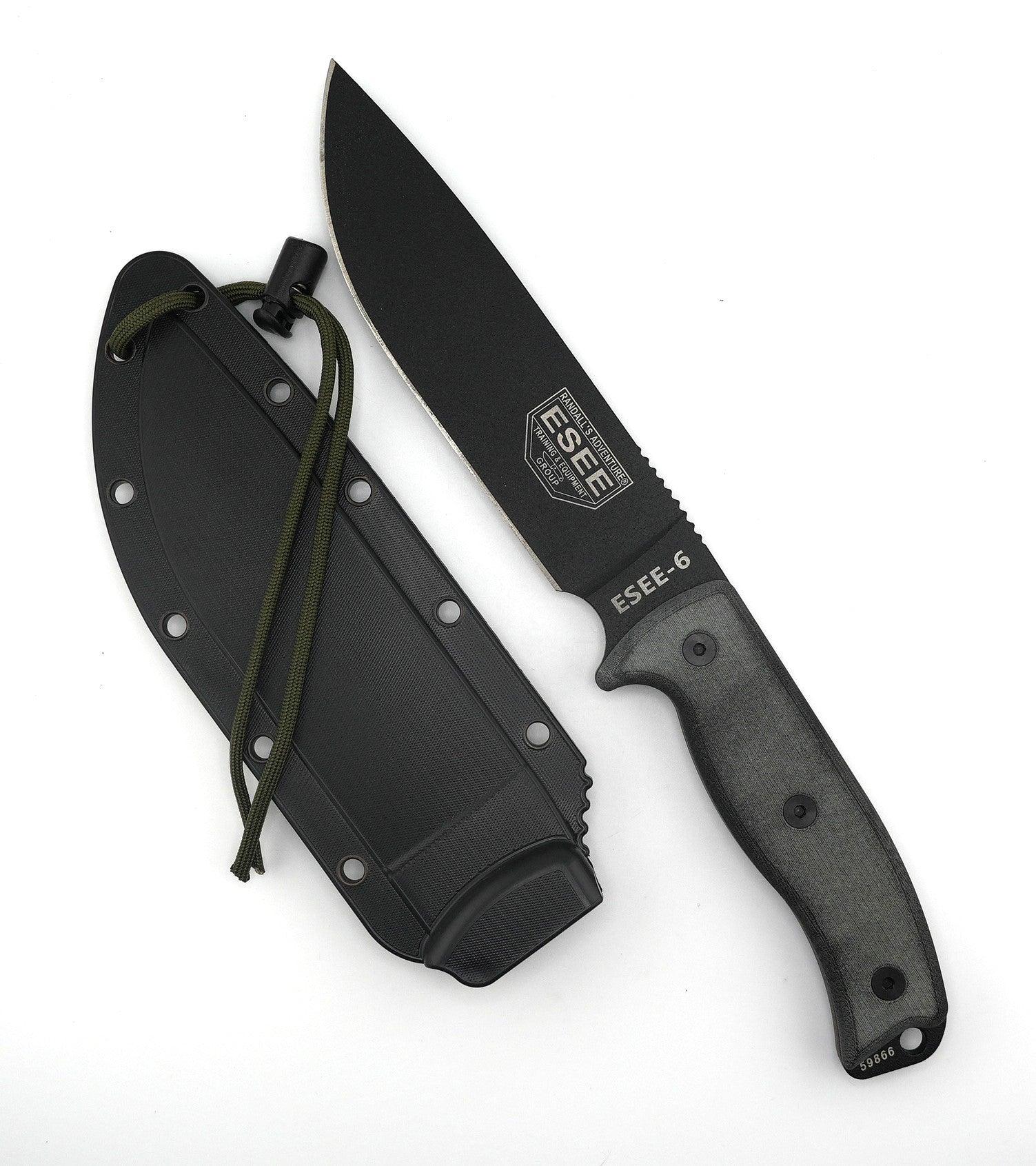 ESEE 6 Fixed Blade w/ Black Blade (Pre-Owned) - NORTH RIVER OUTDOORS