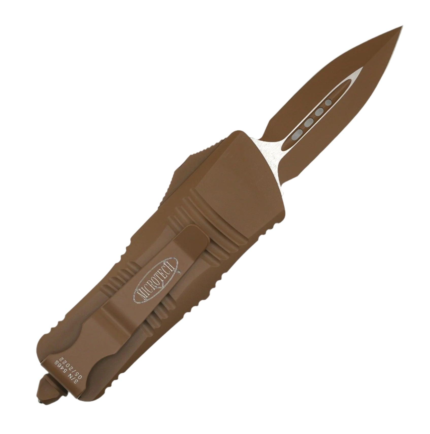 Microtech 238-1CTA Troodon Mini Cerakote D/E w/ Cerakote Tan Handle - NORTH RIVER OUTDOORS