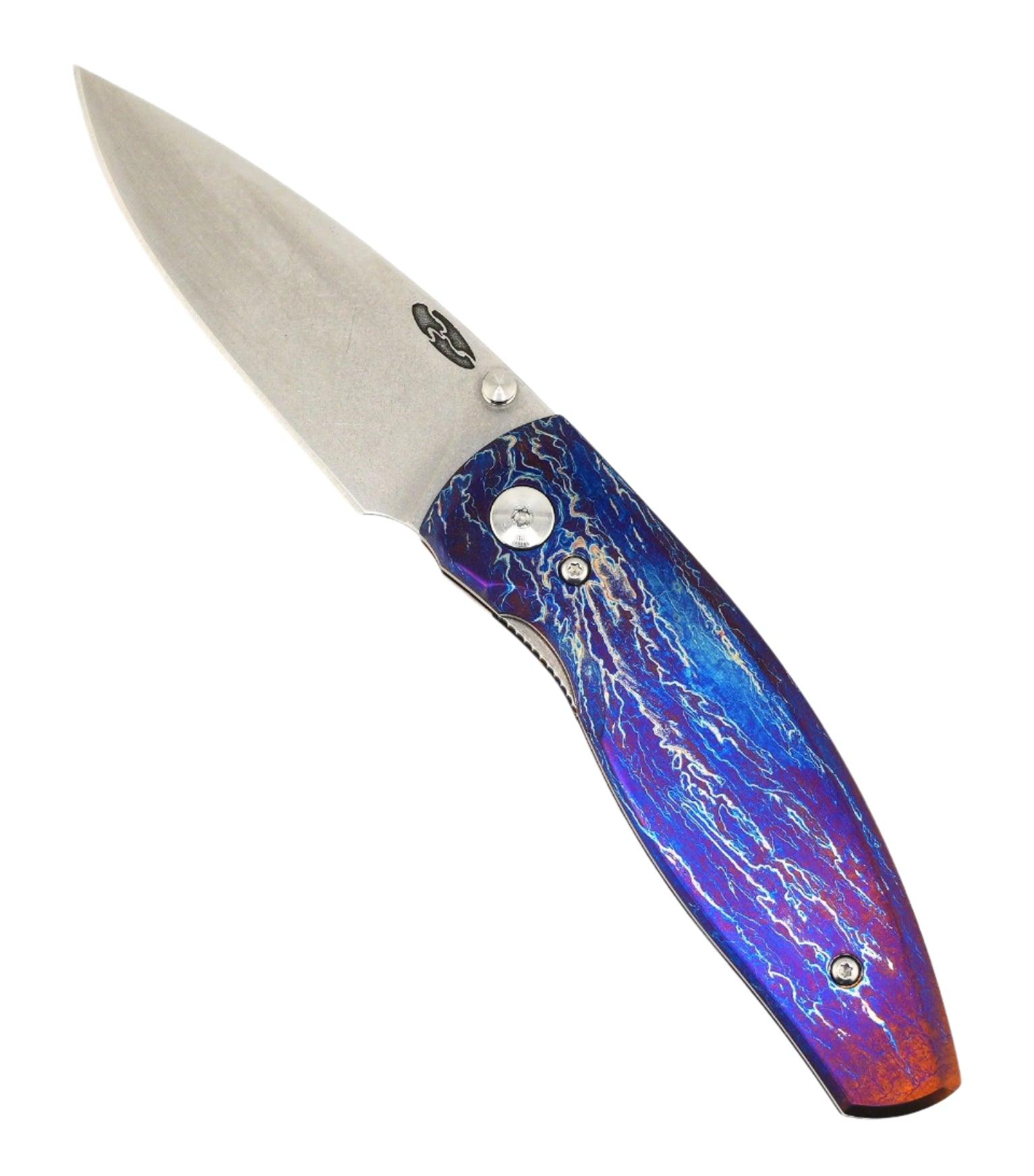 Custom TRM Neutron 2 Linerlock 20CV Titanium Flat Heat Entropic Finish (Limited Run) - NORTH RIVER OUTDOORS
