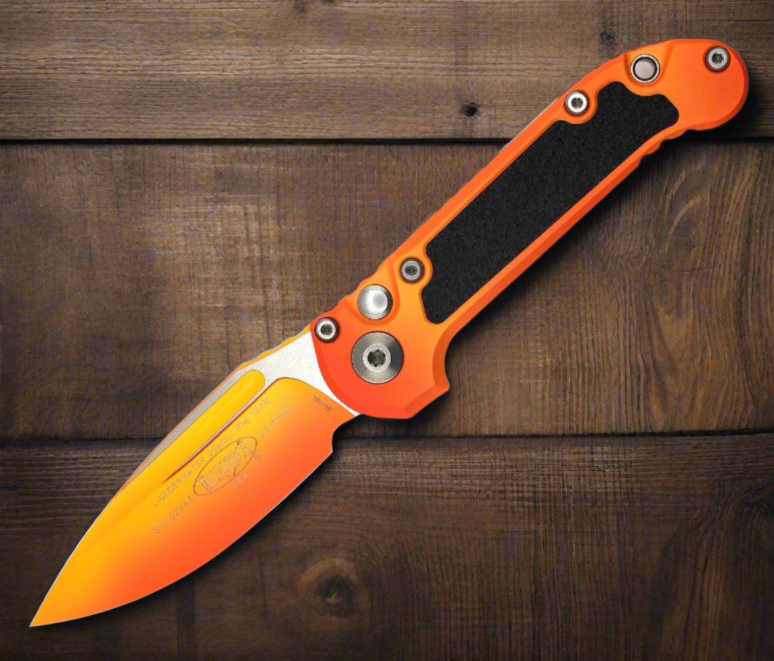 Microtech Knives LUDT S/E Gen III Sunrise Cerakote Blade w/ Sunrise Cerakote Aluminum Handles 1135-1 LPSUS (USA) - NORTH RIVER OUTDOORS