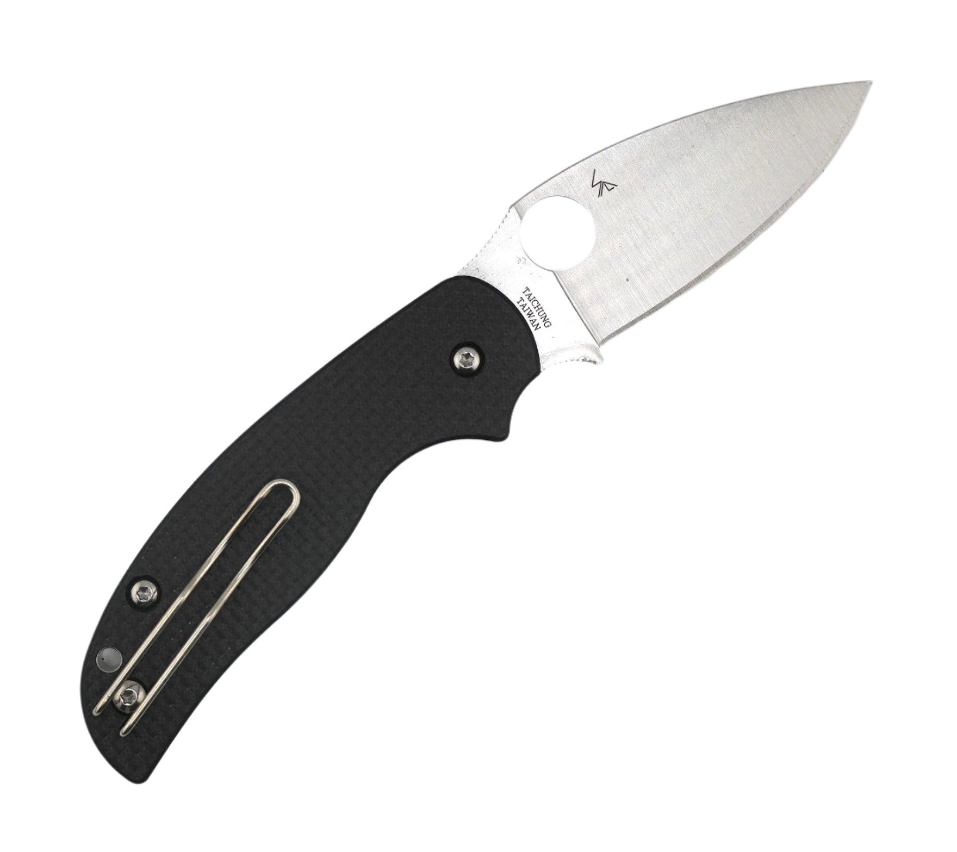 Spyderco Sage 6 Button Compression Lock Folding Knife 3" CPM-S30V Satin Blade Carbon Fiber G10 Handles - NORTH RIVER OUTDOORS