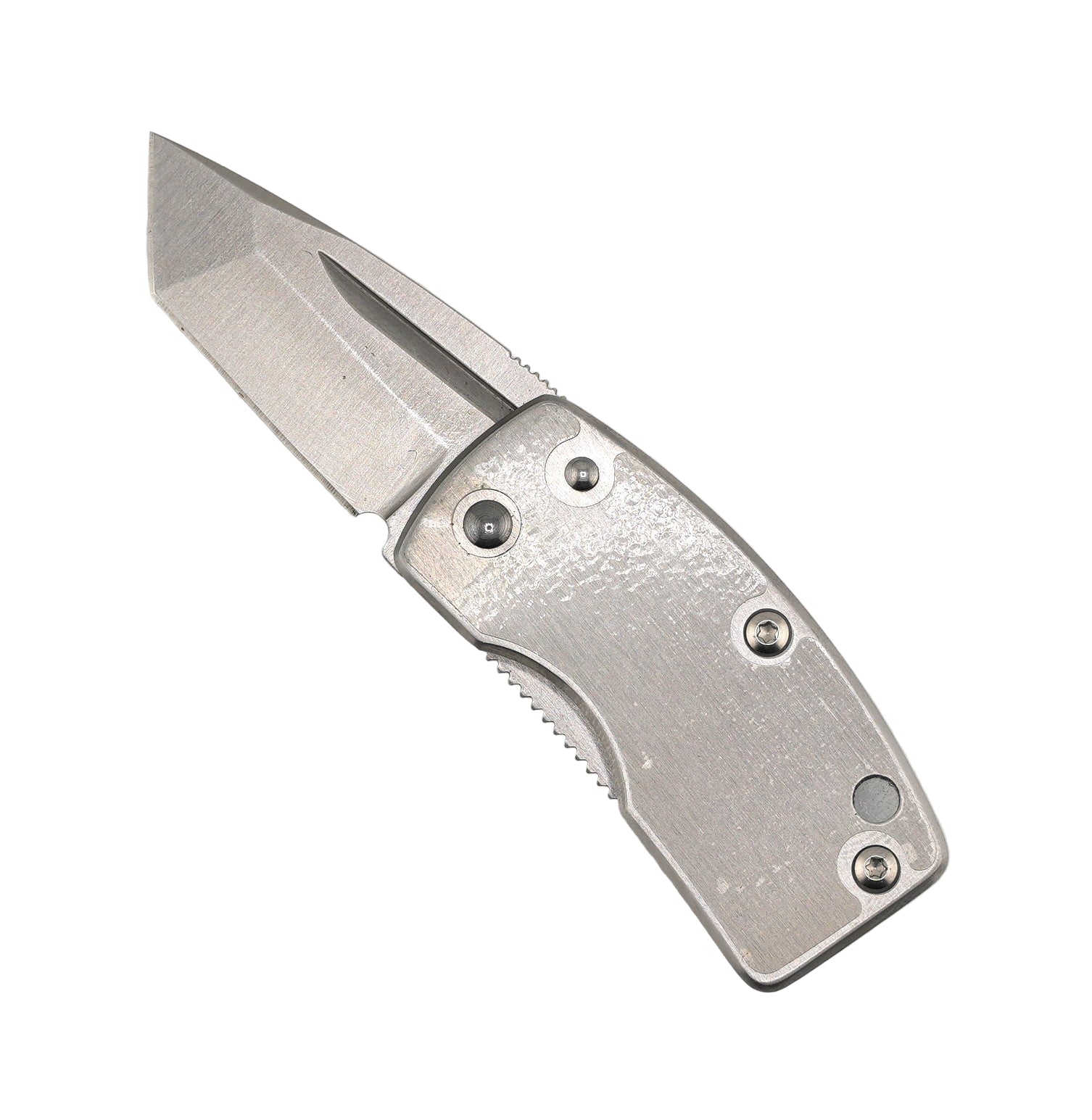 G. Sakai Stainless Skull Money Clip Folding Knife Engravable (Japan)
