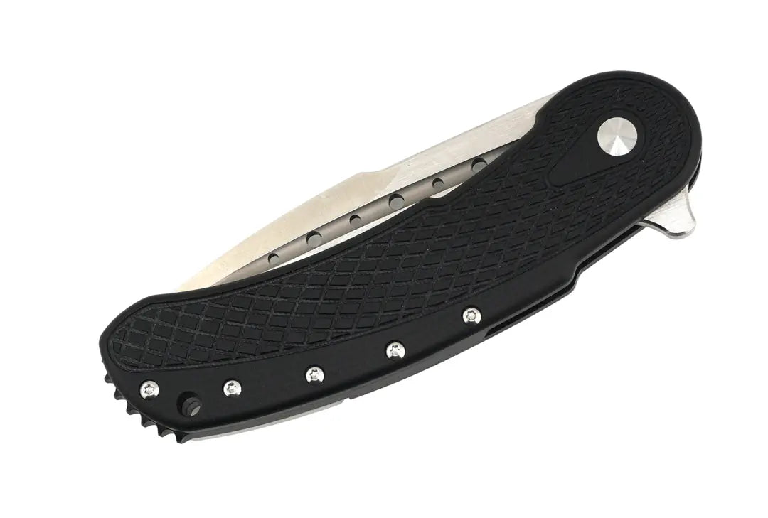 Begg Knives Bodega Frame Lock Knife Black G-10 (3.5" Stain)