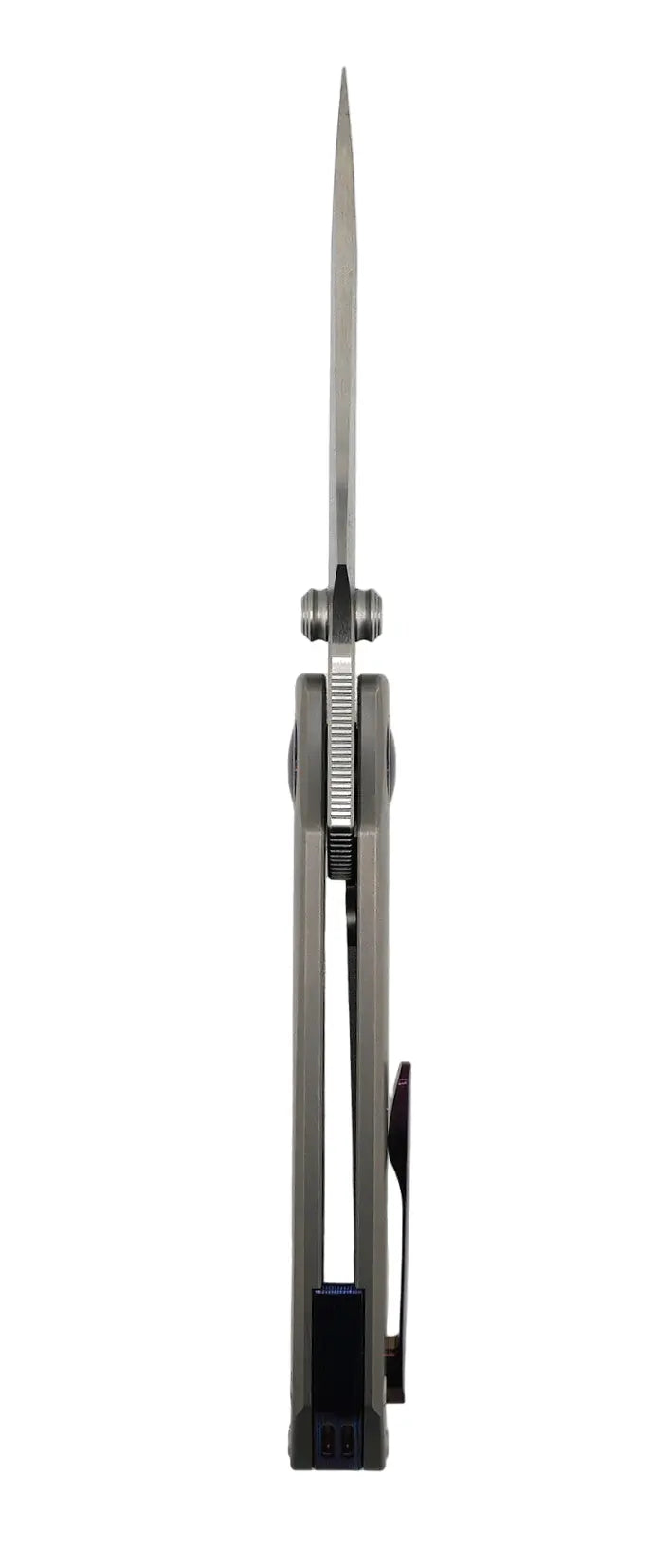 Maxace Manticore Frame Lock Knife Smooth Titanium (3.6" Satin)