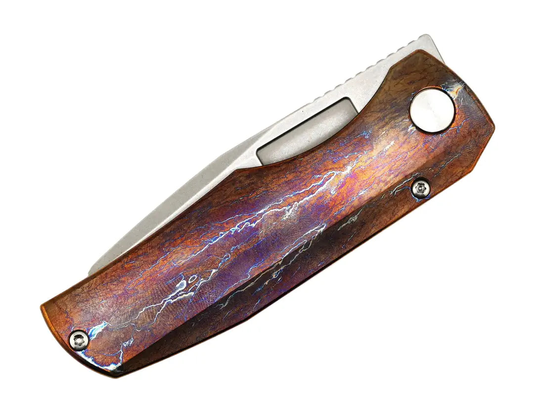 Custom Heat Antropic Vero Nova Mini Folding Knife