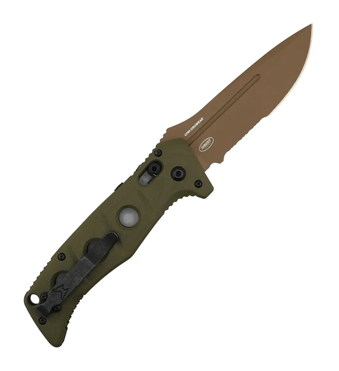 Benchmade 2750SFE-2 Adamas Auto Knife 3.78" CruWear Flat Dark Earth Serrated