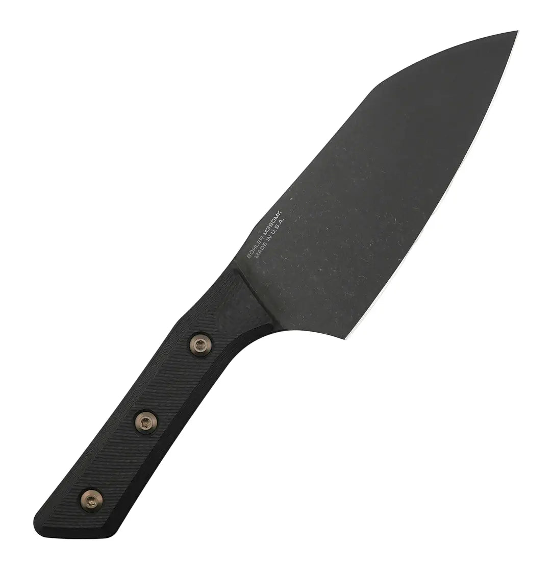 Microtech Santoku 6" Carbon Fiber/DLC M390MK Signature Series 3200-1DLCCFS