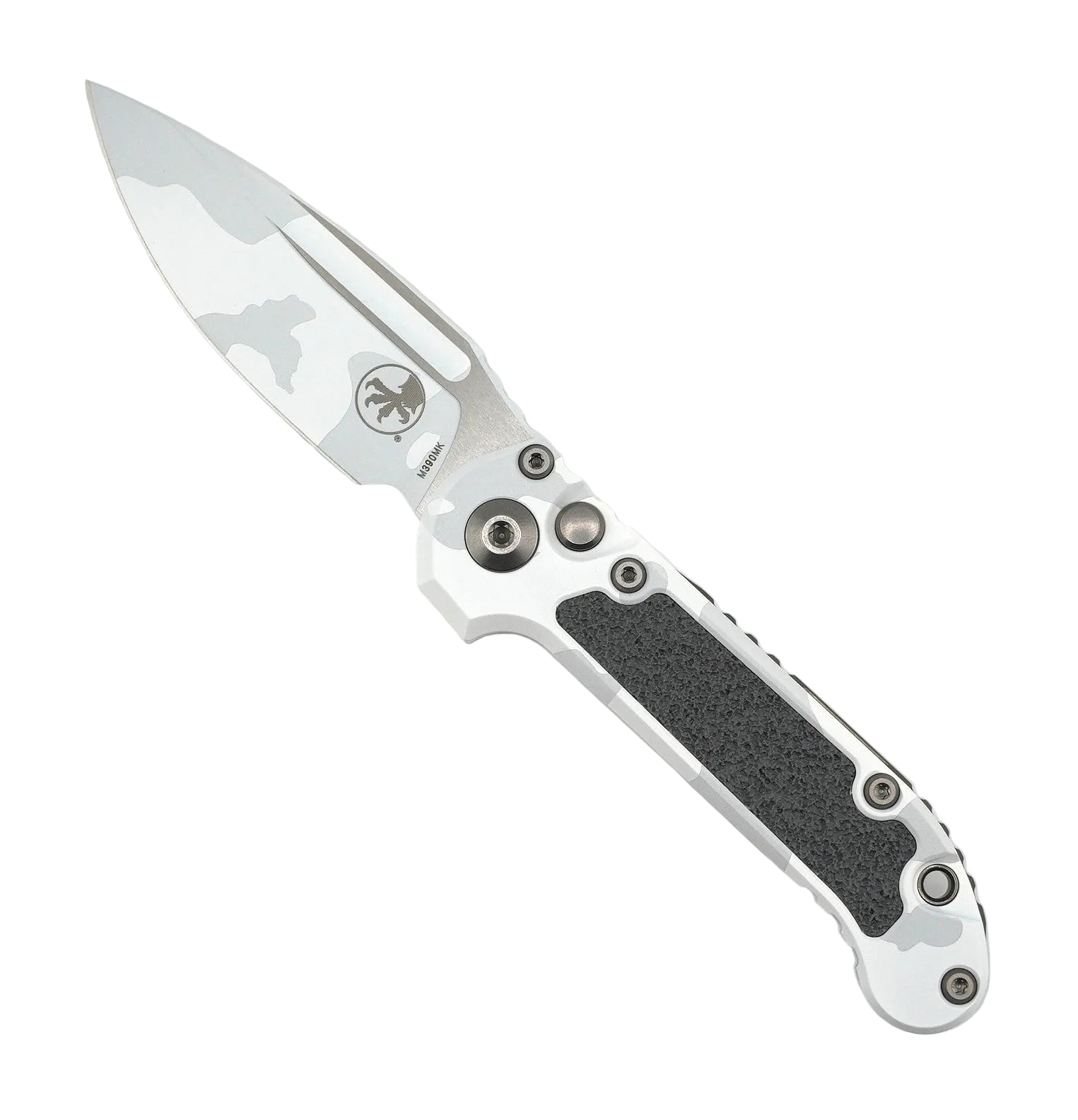 Microtech Knives LUDT Gen III Arctic Camo Drop Point Low Polish