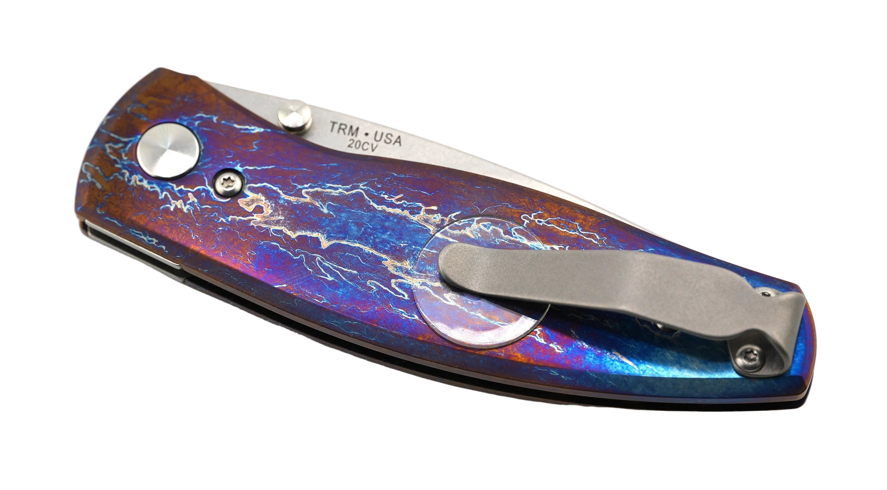 Custom TRM Neutron 2 Linerlock 20CV Titanium Flat Heat Entropic Finish (Limited Run)
