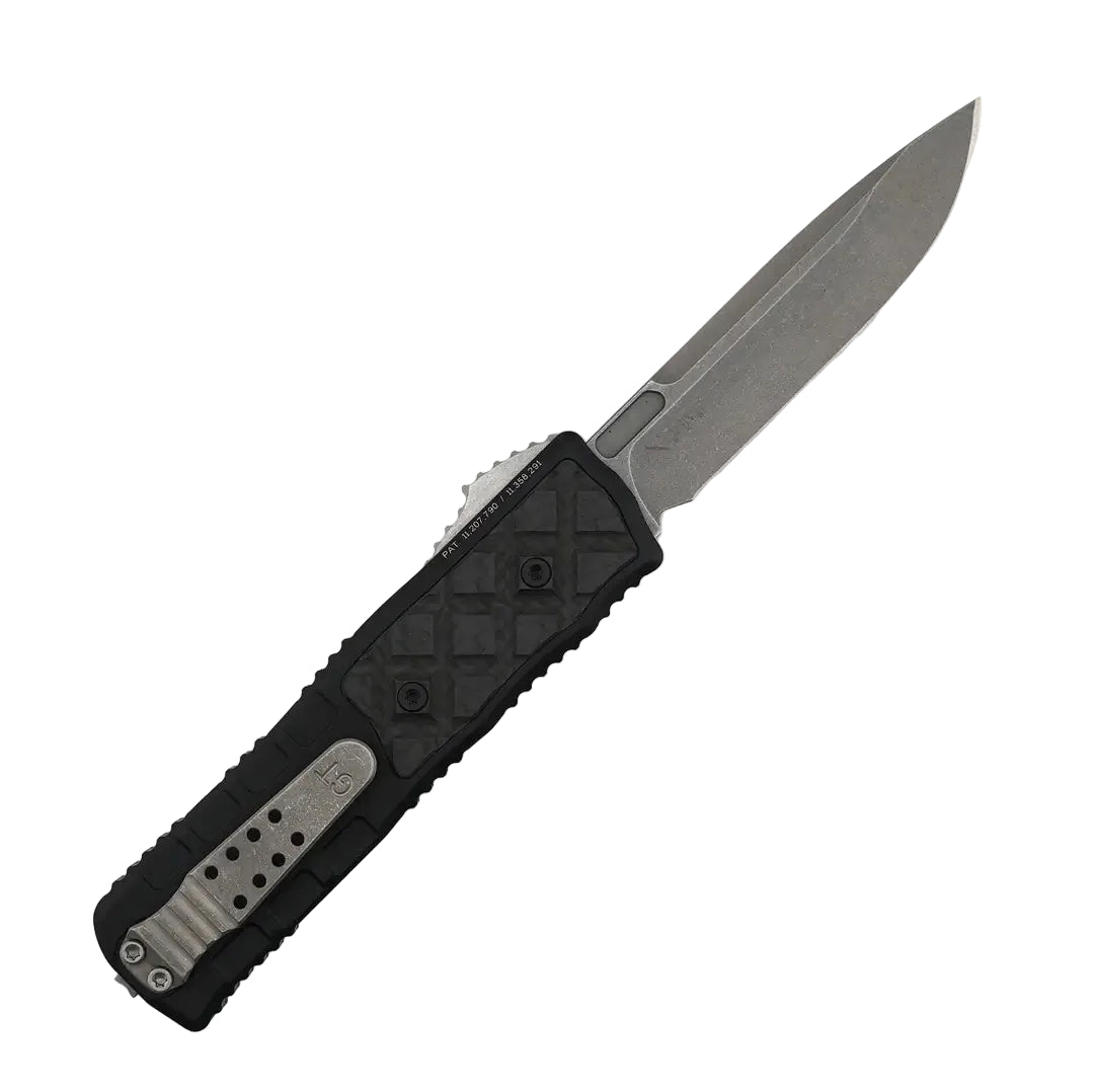 Guardian Tactical APEX Auto OTF Knife Aluminum Carbon Fiber 3.4" MagnaCut Stonewash