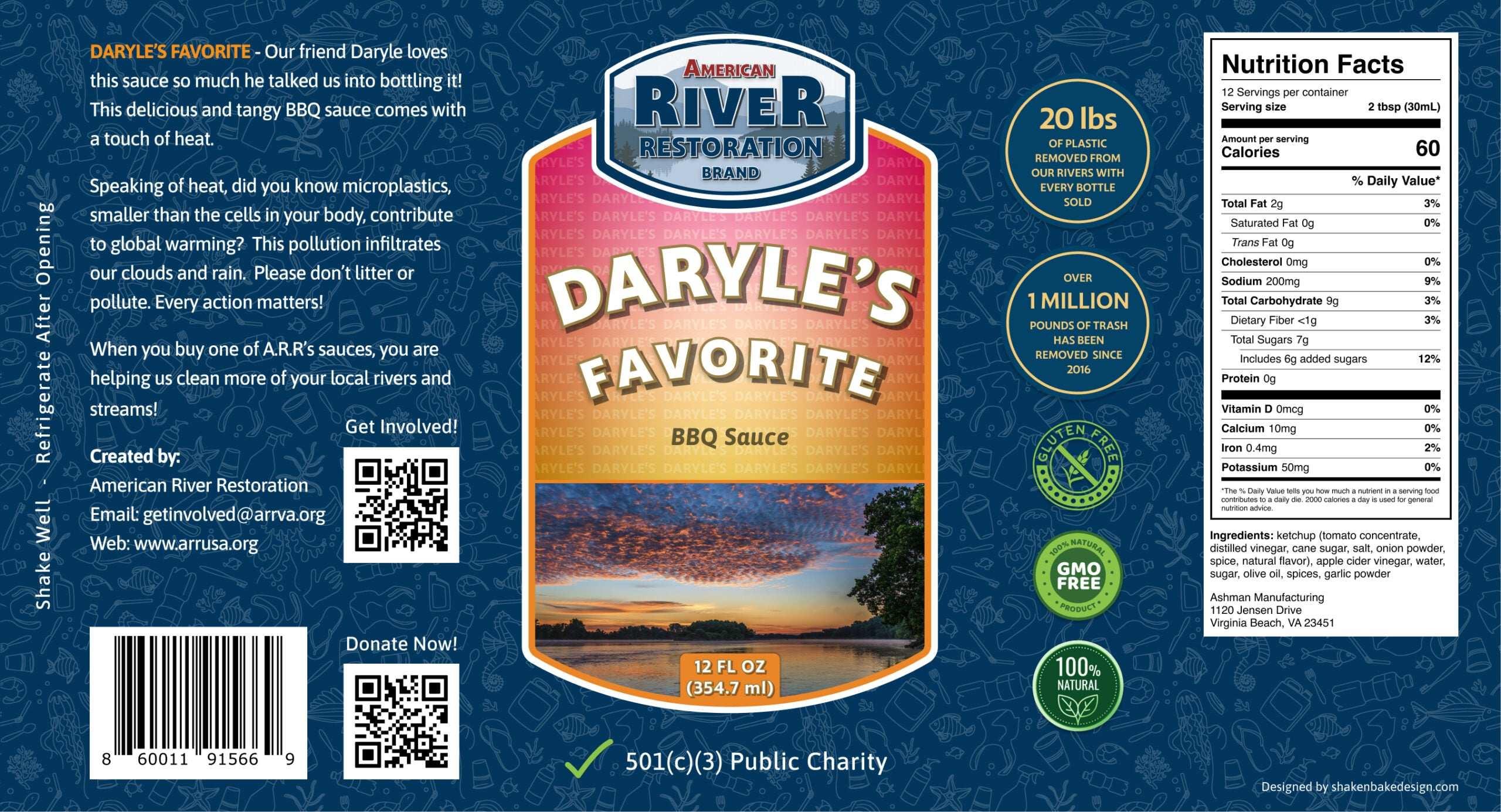 American River Restoration Sauces (Virginia) - NORTH RIVER OUTDOORS