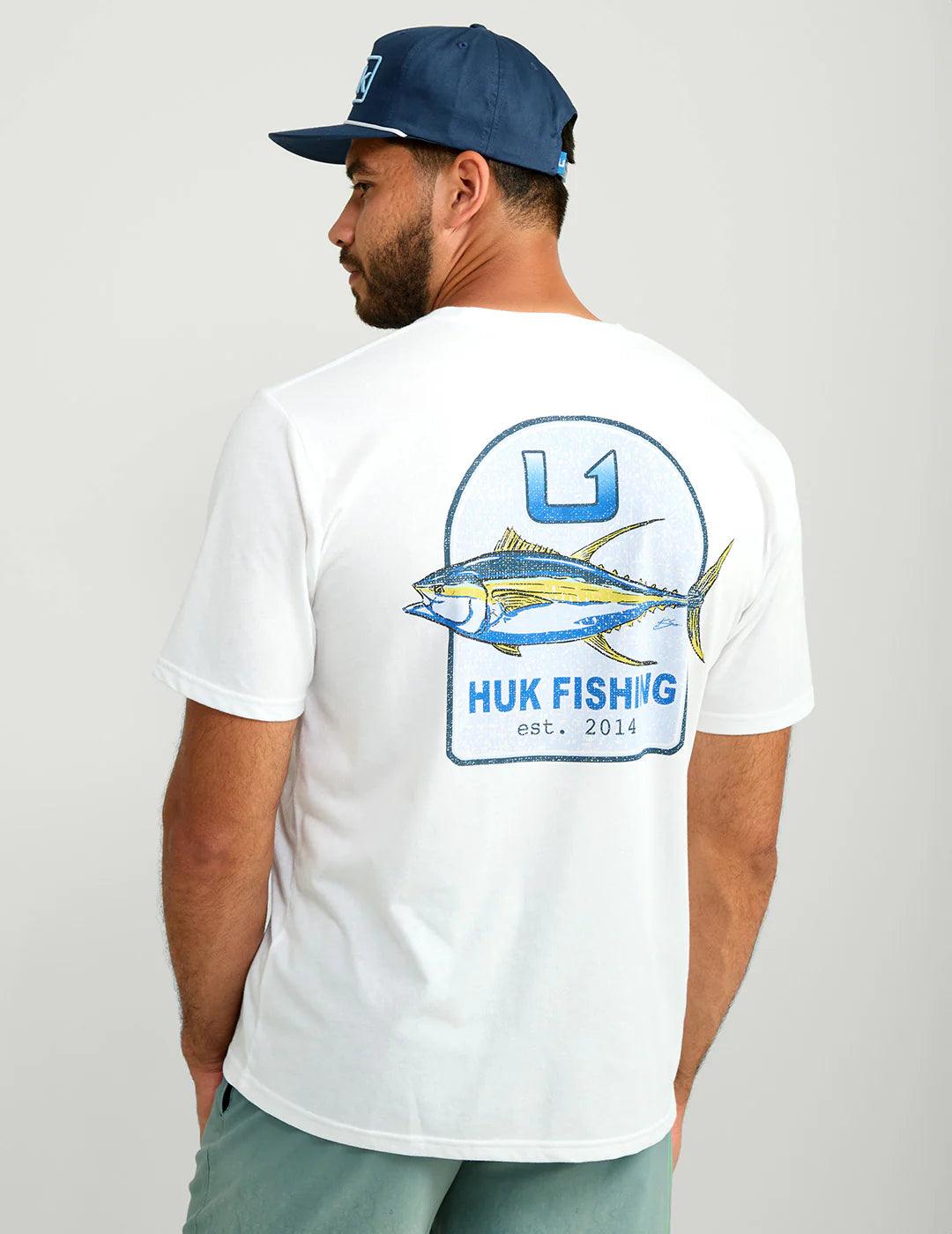 Huk KC Badge Series Tee (White) - NORTH RIVER OUTDOORS
