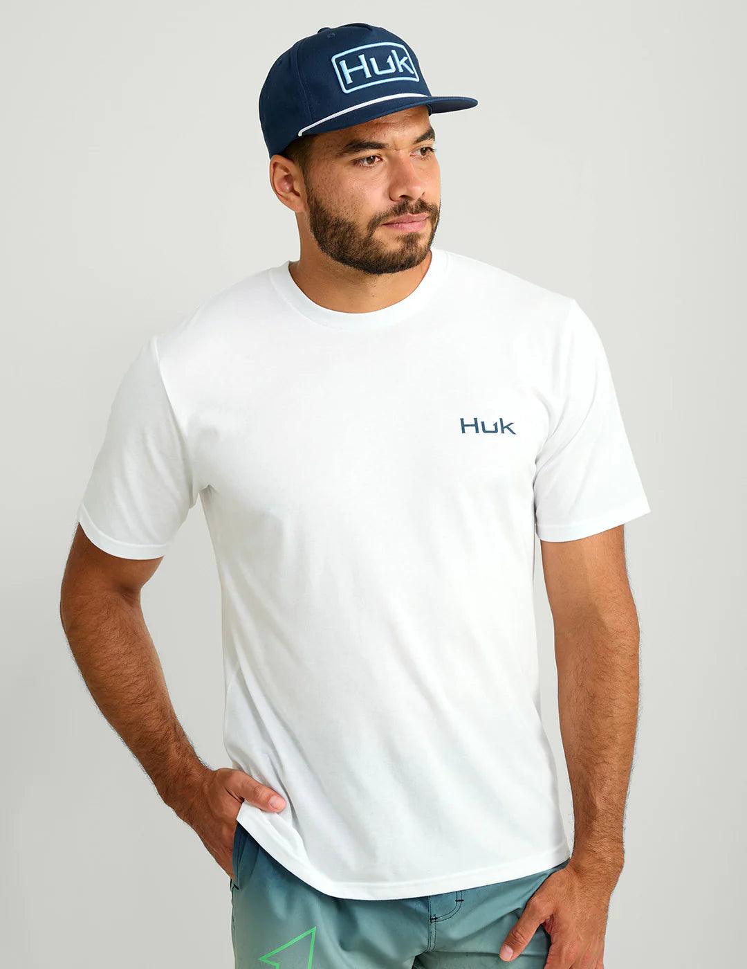 Huk KC Badge Series Tee (White) - NORTH RIVER OUTDOORS