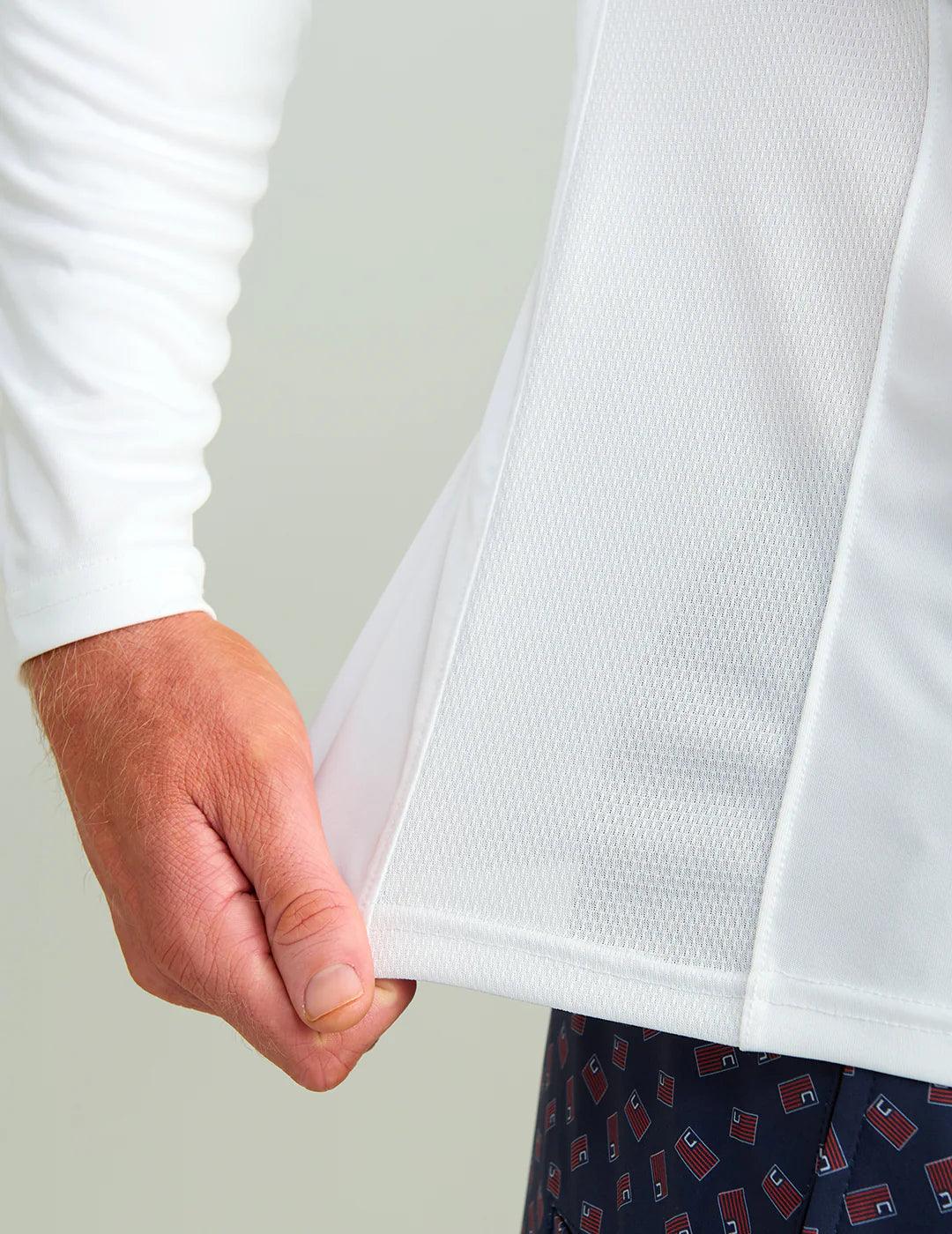 Huk KC Pursuit Art Series Performance Crew (White Tarpon) - NORTH RIVER OUTDOORS