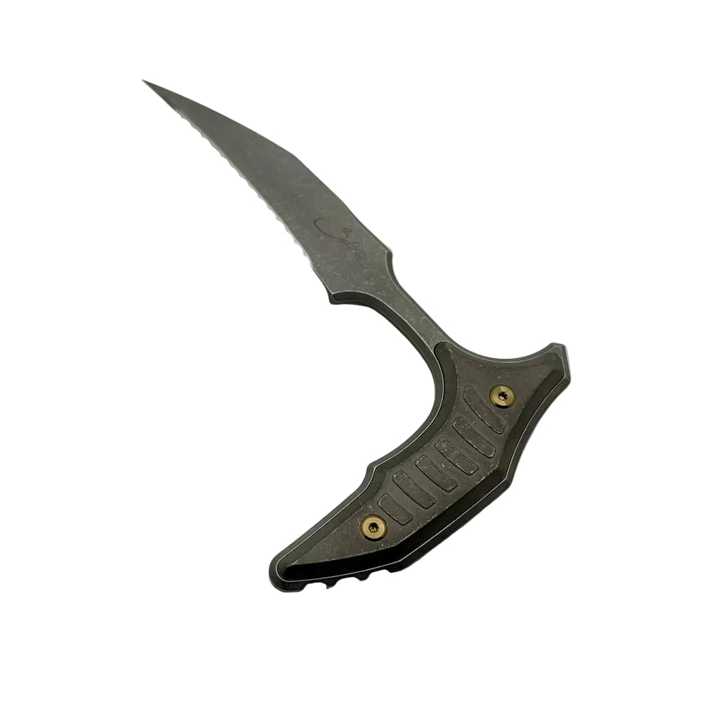 Microtech Marfione Select Bee Push Dagger Titanium Bronze Hardware