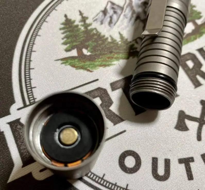 Manker E05 Ti 400 Lumens Titanium AA Flashlight With OSRAM LED - NORTH RIVER OUTDOORS