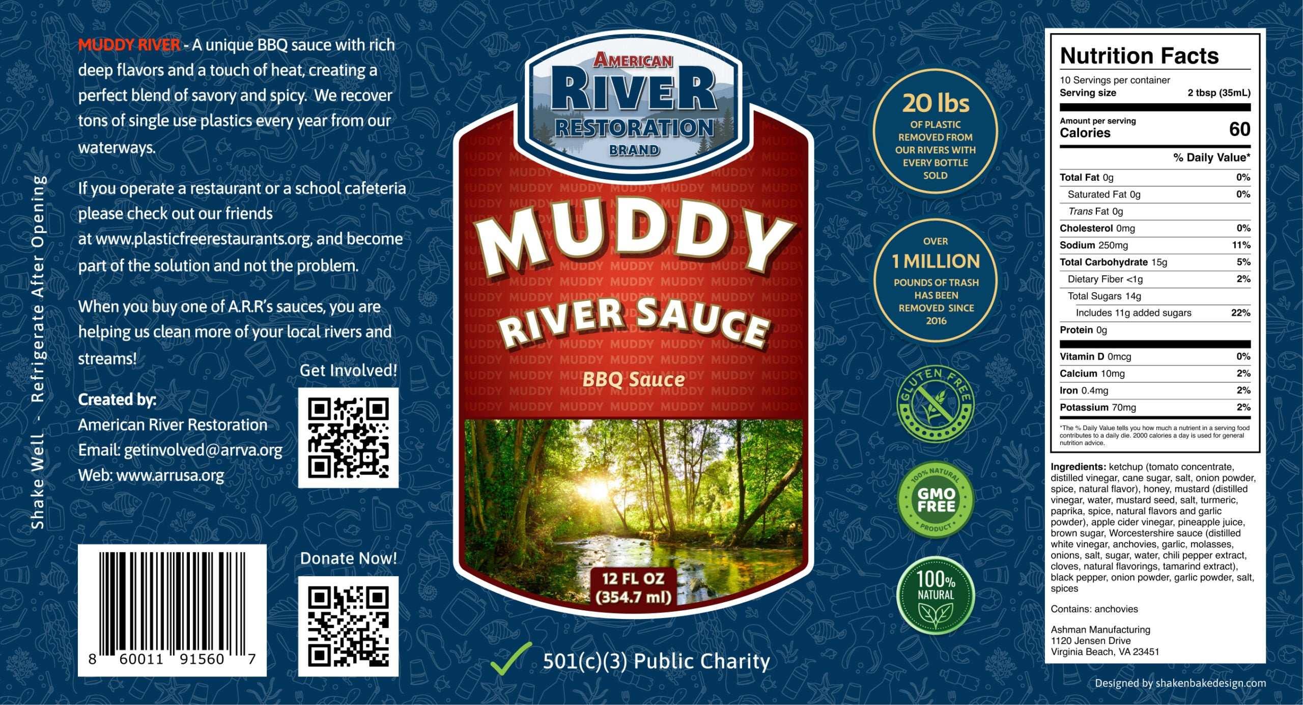 American River Restoration Sauces (Virginia) - NORTH RIVER OUTDOORS