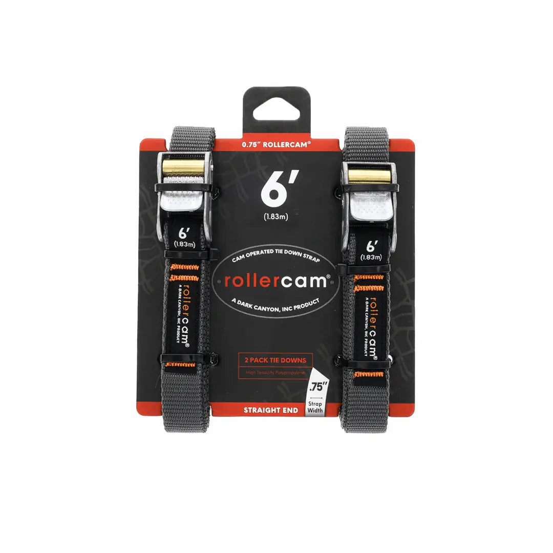 RollerCam 0.75" Straight End 2 Pack Tie Downs
