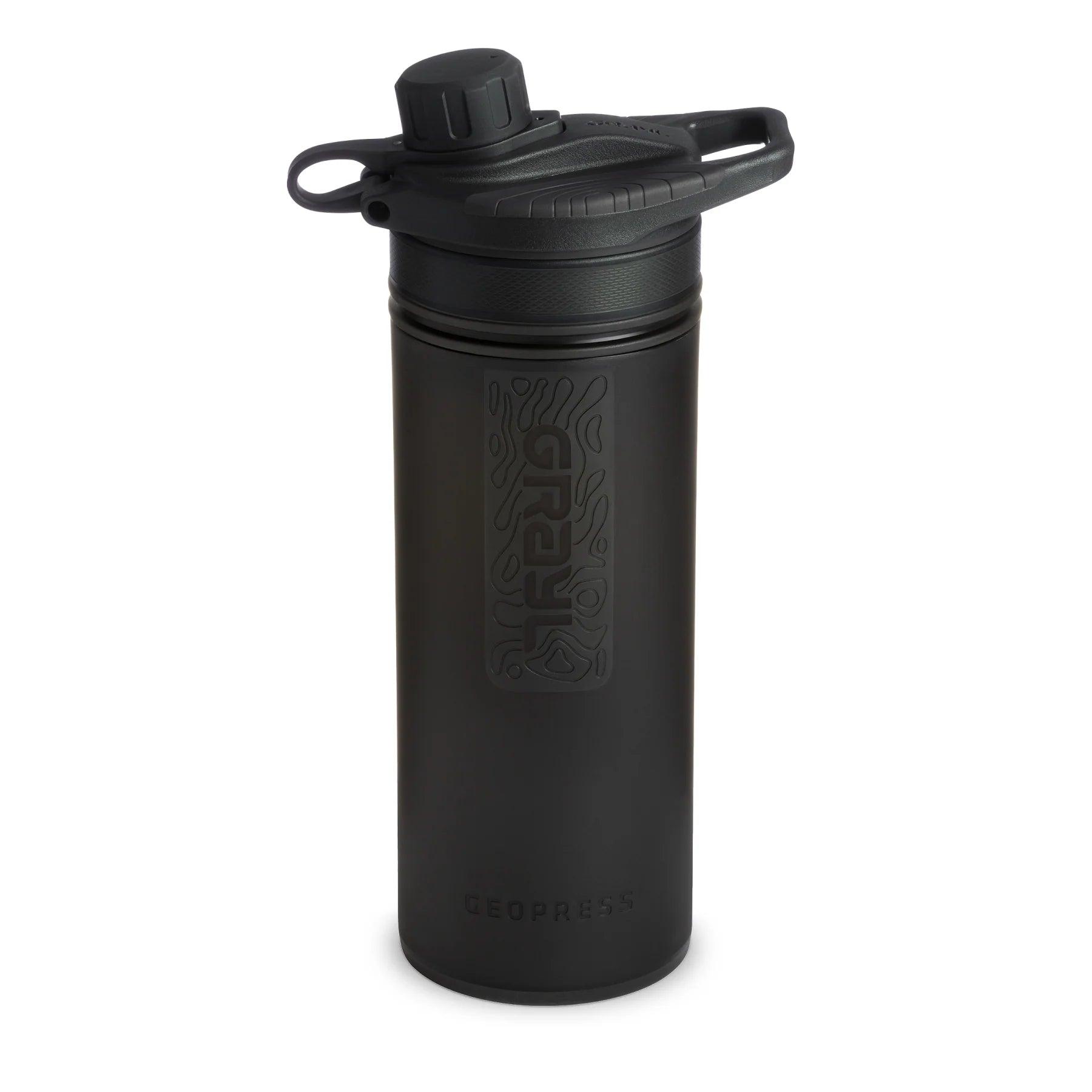 Grayl GeoPress Water Filter and Purifier Bottle Covert Edition - 24 fl. oz. - NORTH RIVER OUTDOORS