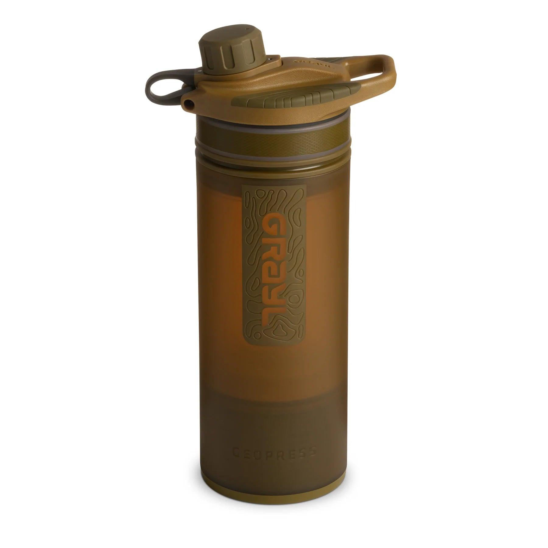 Grayl GeoPress Water Filter and Purifier Bottle Covert Edition - 24 fl. oz. - NORTH RIVER OUTDOORS