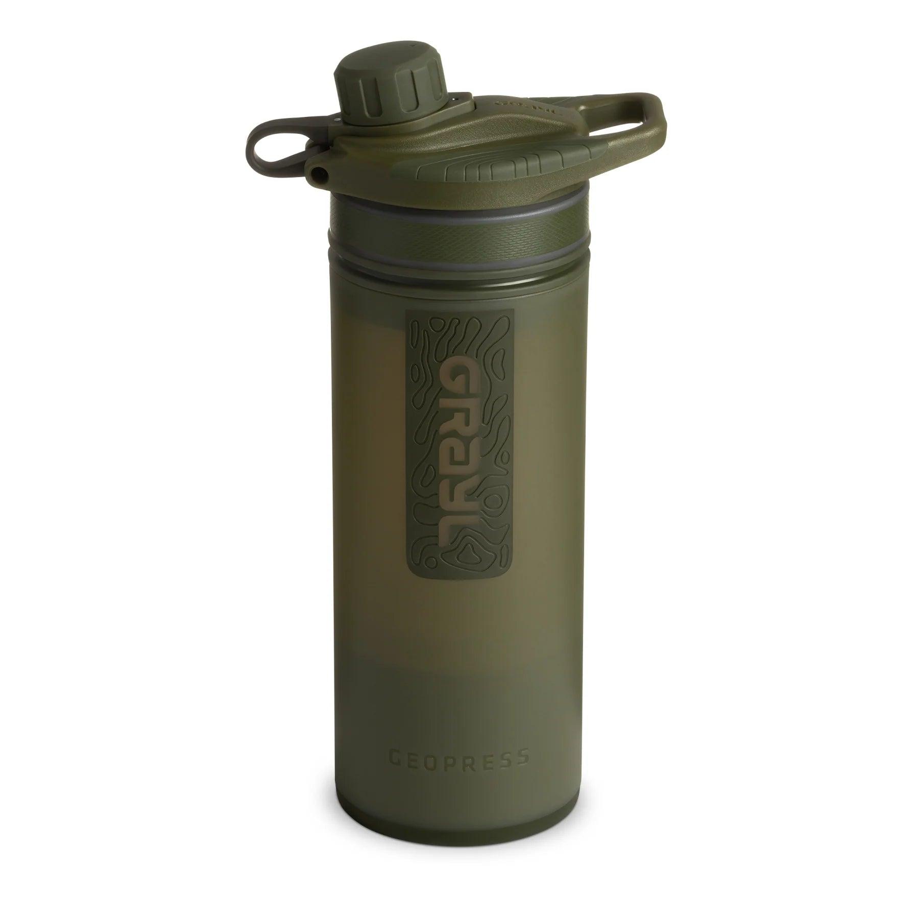 Grayl GeoPress Water Filter and Purifier Bottle Covert Edition - 24 fl. oz. - NORTH RIVER OUTDOORS