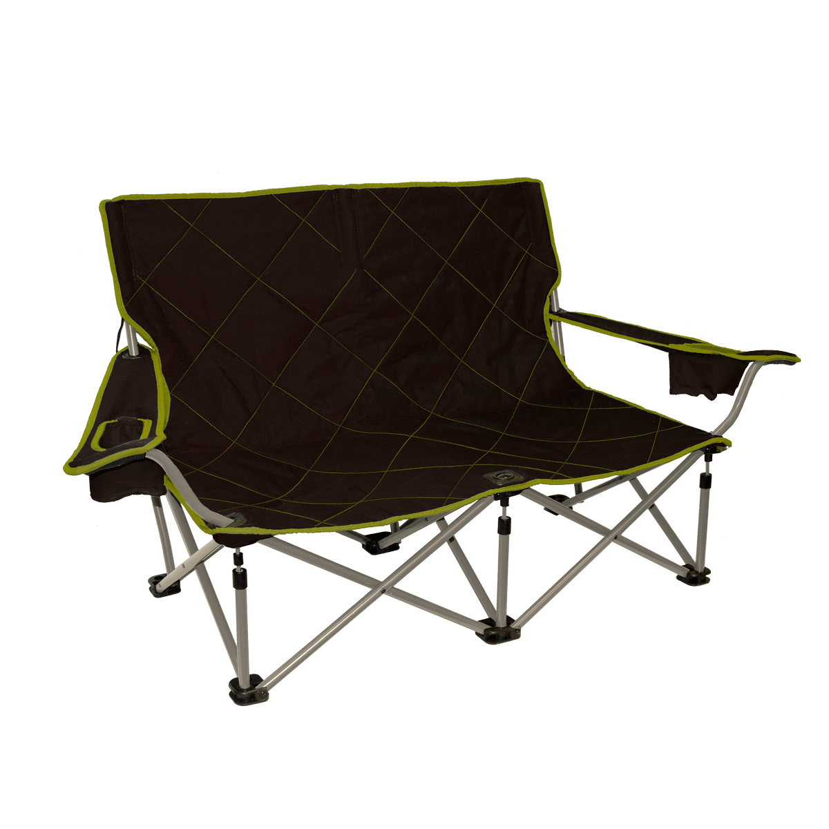 Shorty Camp Couch Lime/Brown - Travel Chair (Pre-owned)