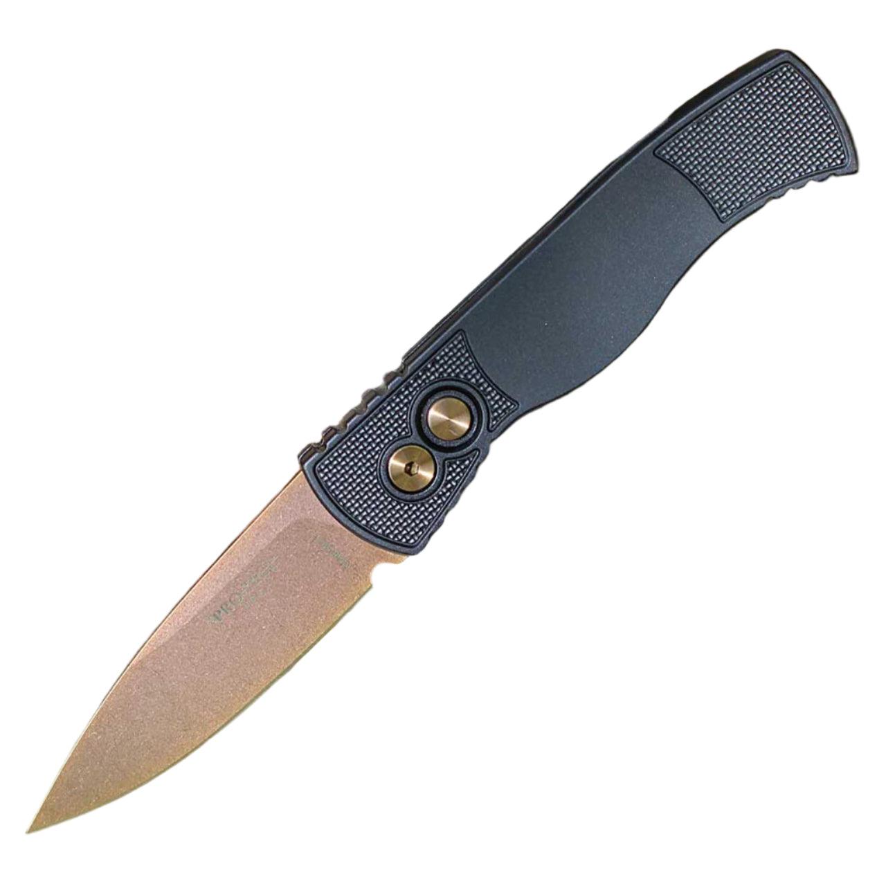 Pro-Tech Tactical Response 2 BLK Alum Rose Gold Magnacut Auto (3") - NORTH RIVER OUTDOORS