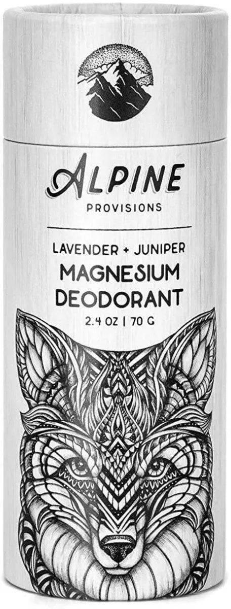 Alpine Provisions Magnesium Deodorant, Lavender + Juniper, 2.4 oz - NORTH RIVER OUTDOORS