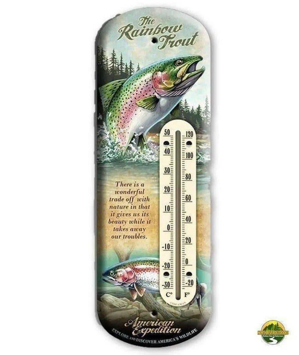 American Expedition Tin Back-Porch Thermometer - NORTH RIVER OUTDOORS