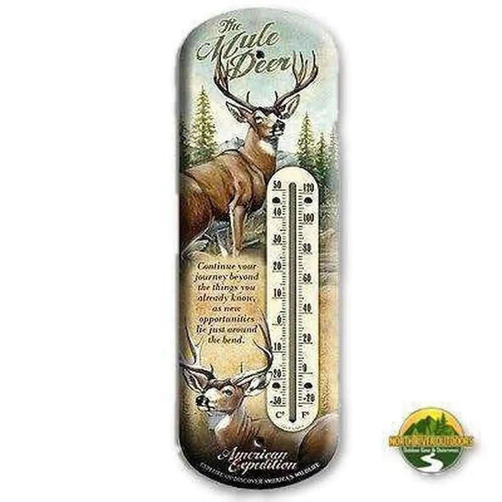 American Expedition Tin Back-Porch Thermometer - NORTH RIVER OUTDOORS
