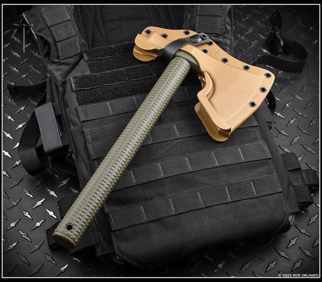 American Tomahawk Model 2 Tactical OD Green Nylon Handle (USA) - NORTH RIVER OUTDOORS